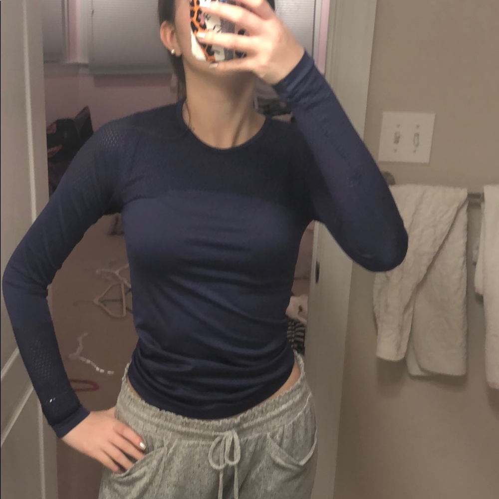 Fabletics blue long sleeve